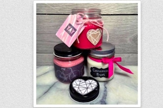 Candle Maker: Choose Your Scent: 3 Mason Jars